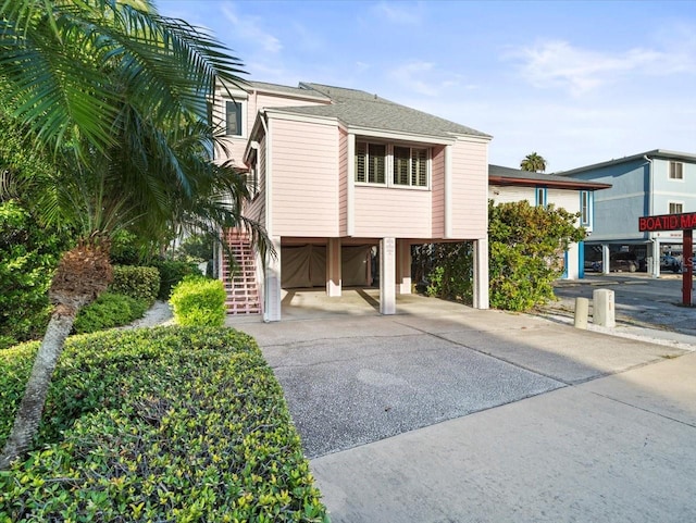 view of front of home