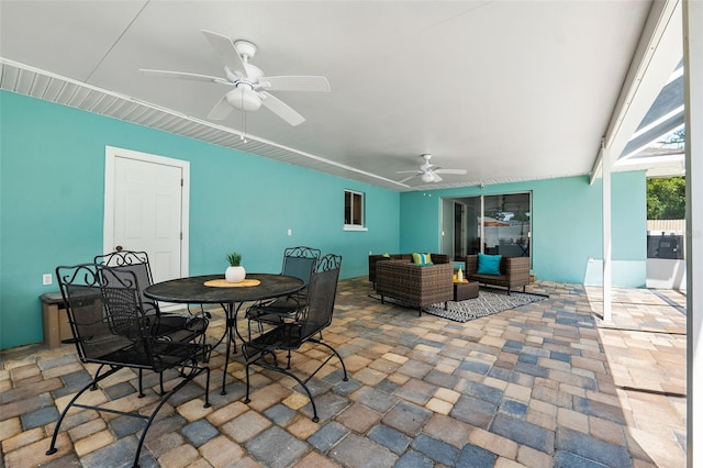1549 Linwood Dr, Clearwater, FL 33755 - dining space featuring ceiling fan