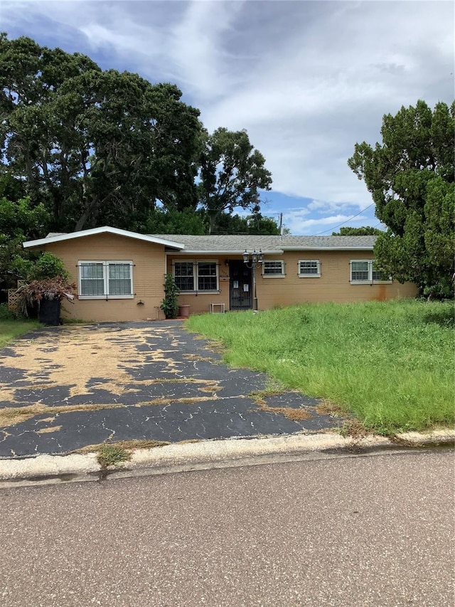 view of ranch-style home