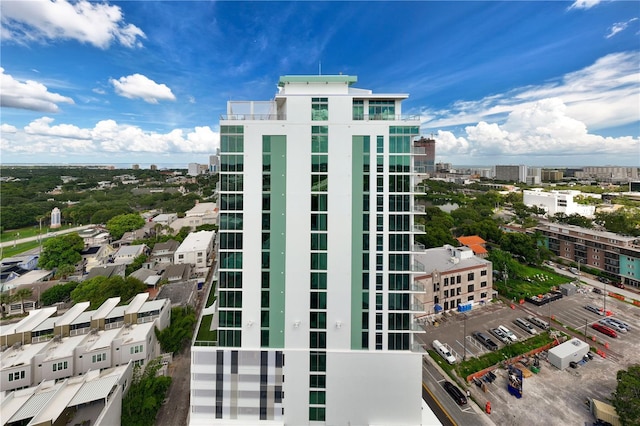 view of property with a city view
