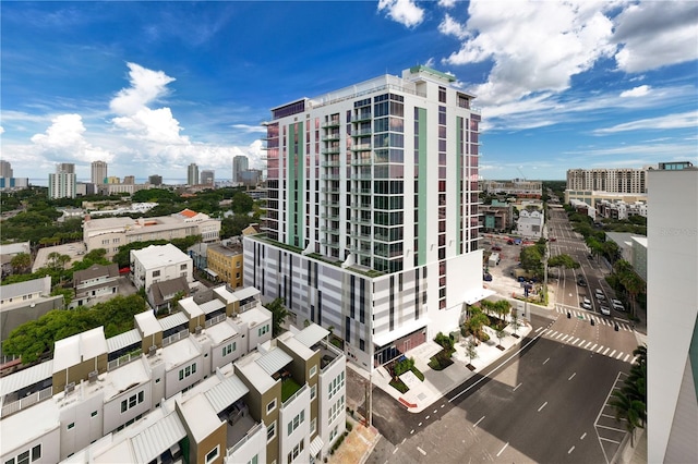 view of property with a view of city