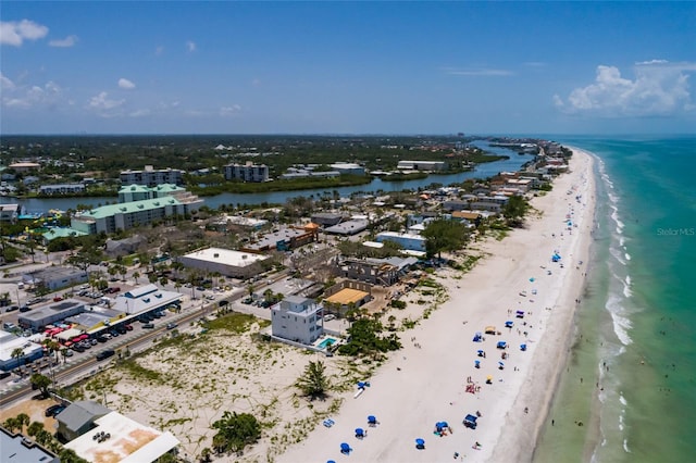 2 4th Ave, Indian Rocks Beach, FL 33785 - drone / aerial view of unending shoreline