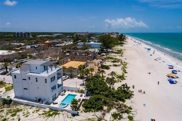 2 4th Ave, Indian Rocks Beach, FL 33785 - drone / aerial view of unending shoreline and a pool area