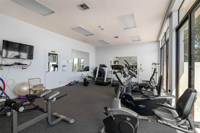 view of exercise room