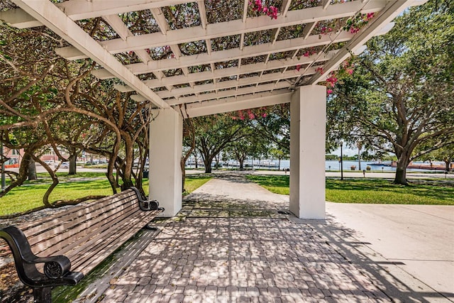 view of patio