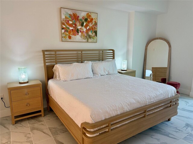 777 3rd Ave N Unit 908, Saint Petersburg, FL 33701 - bedroom with marble finish floors