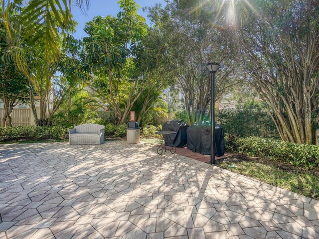 view of patio / terrace featuring area for grilling