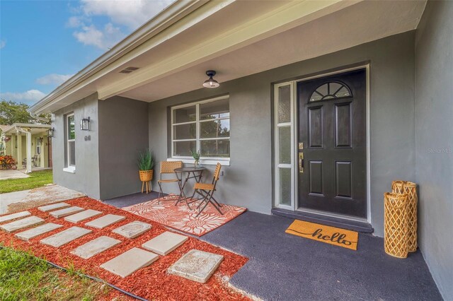 view of property entrance