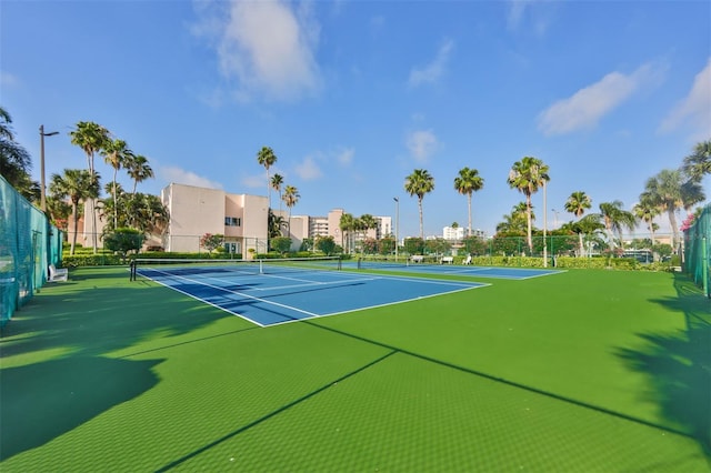 view of sport court