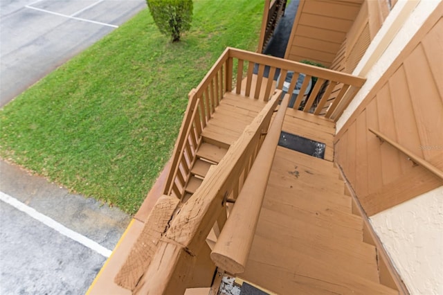 view of staircase