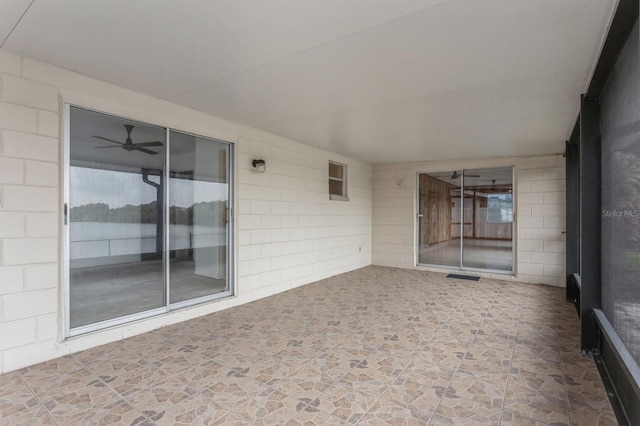 view of patio with visible vents