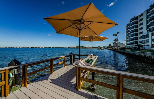 300 Woodette Dr Unit 202B, Dunedin, FL 34698 - dock featuring a water view