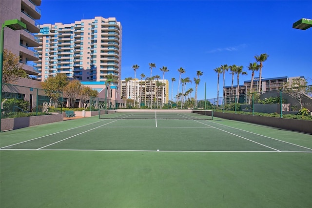 view of sport court