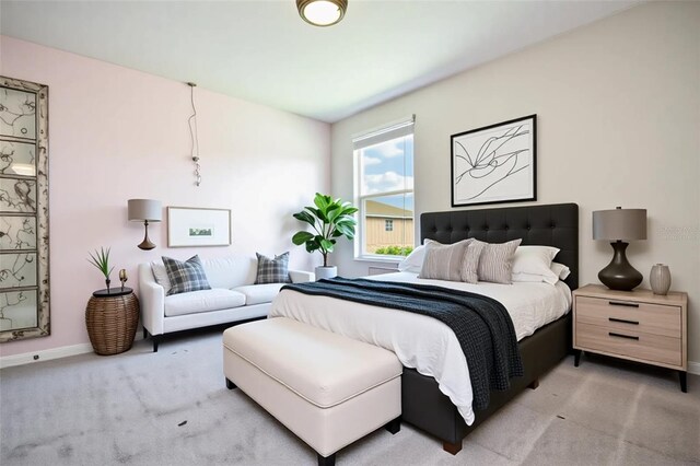 105 Cascade Bend Dr, Ruskin, FL 33570 - bedroom with light colored carpet and baseboards