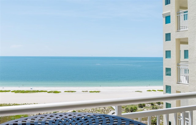 water view featuring a view of the beach