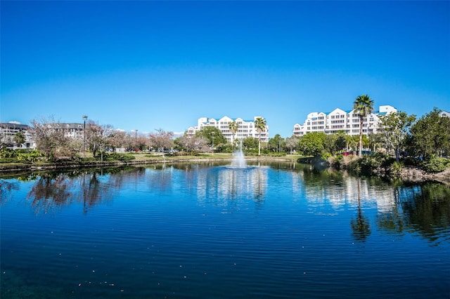 property view of water