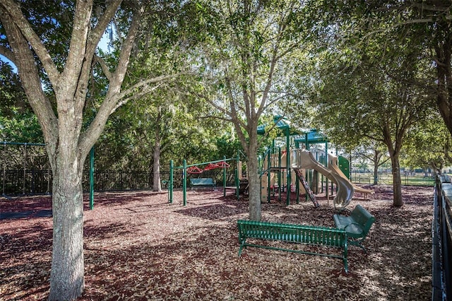 view of play area