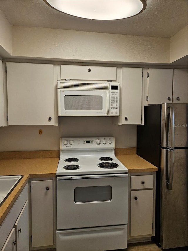 kitchen with white appliances