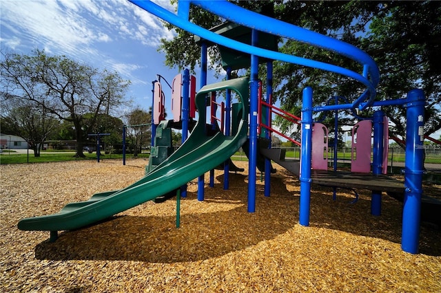 view of play area