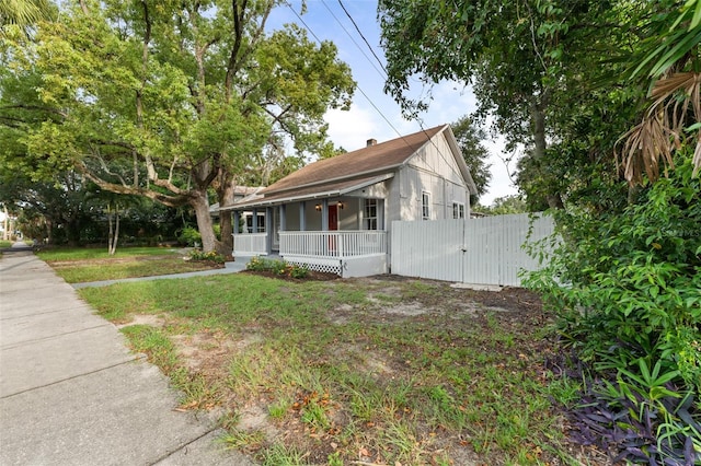 view of front of home