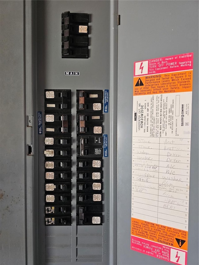 utilities with electric panel