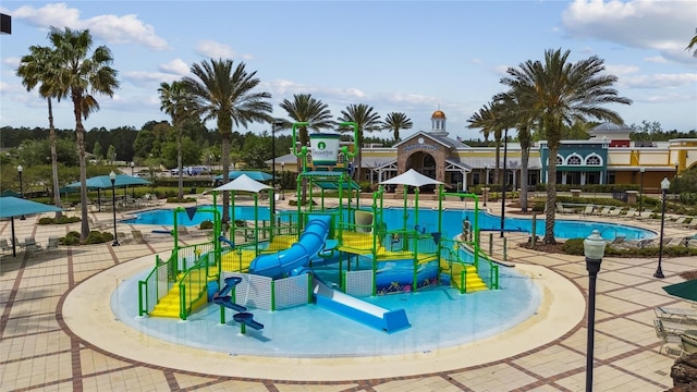 view of jungle gym