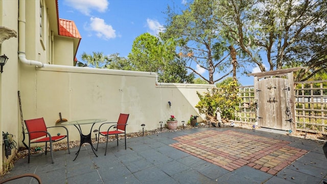 view of patio