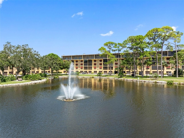 view of water feature