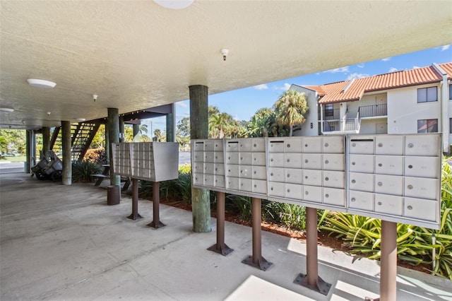 view of community featuring a mail area