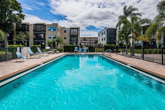 view of pool