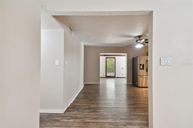 interior space featuring hardwood / wood-style floors