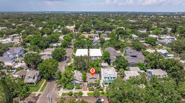 bird's eye view featuring a residential view