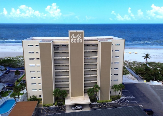 5000 Gulf Blvd Unit 704, St Pete Beach, FL 33706 - view of apartment building / complex with view of water and beach