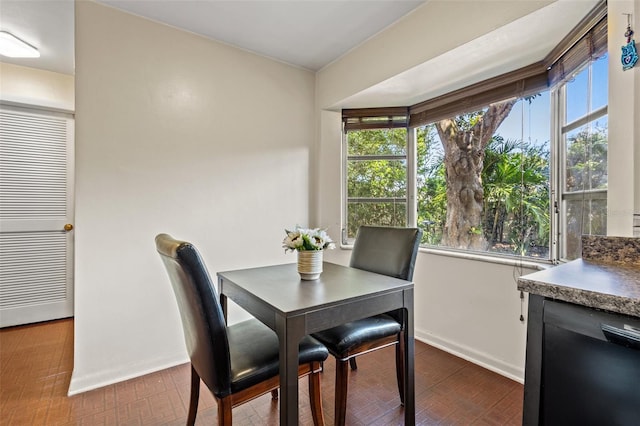 view of dining space