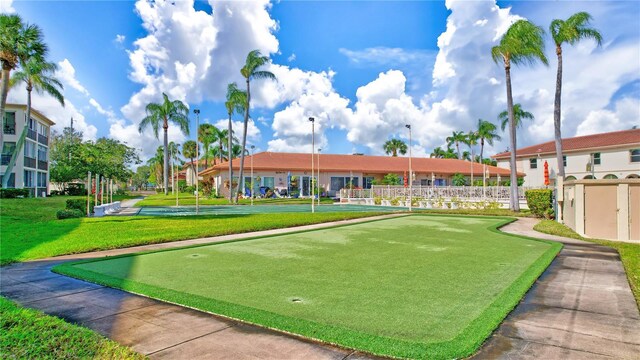 19029 US Highway 19 N Unit 12B, Clearwater, FL 33764 - view of property's community with an area to practice putting
