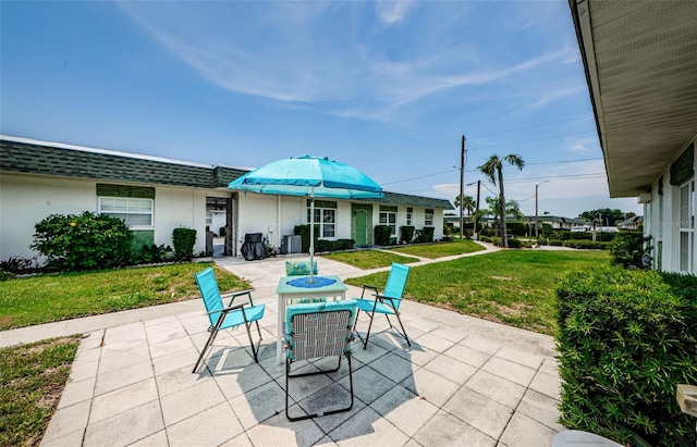 view of patio / terrace featuring outdoor dining space