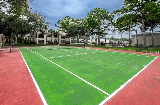 view of sport court