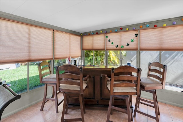 sunroom / solarium with plenty of natural light