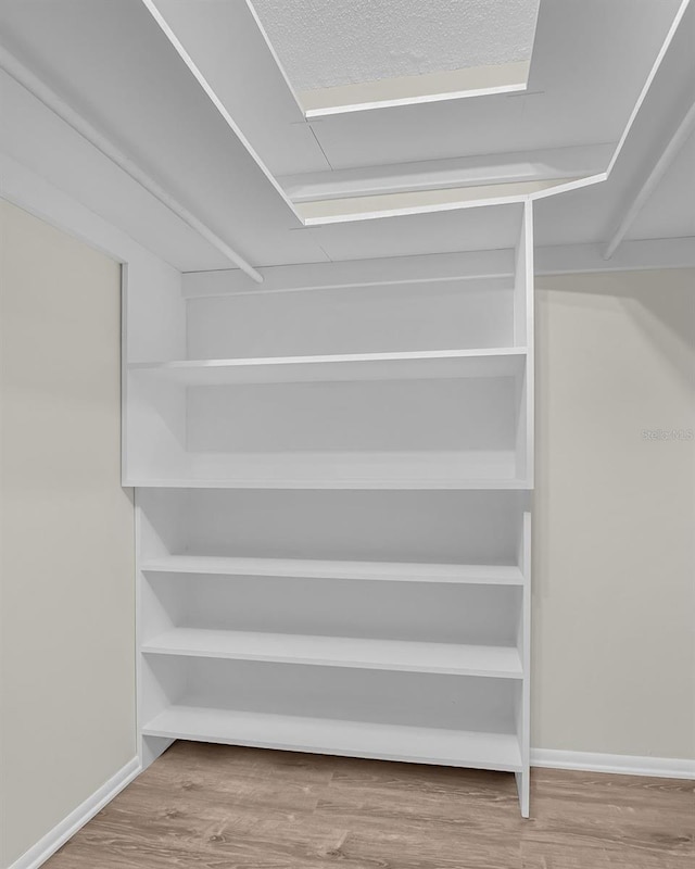 9 Haig Pl Unit 612, Dunedin, FL 34698 - spacious closet featuring wood finished floors