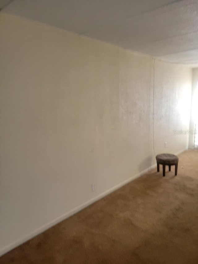 unfurnished room featuring carpet