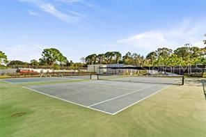 view of tennis court