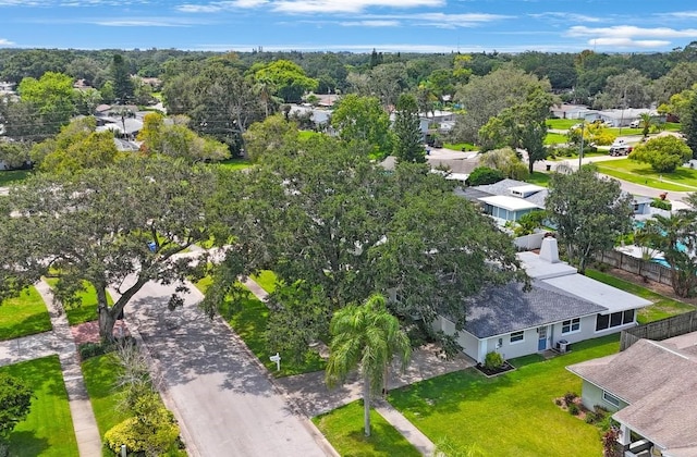 bird's eye view featuring a residential view