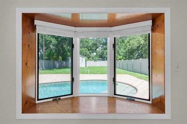 entryway with a wealth of natural light