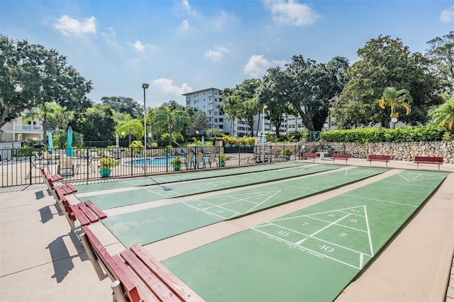 view of home's community with a pool