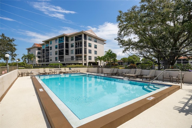 view of pool