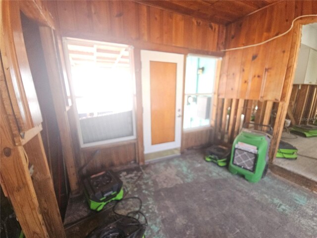 3108 58th St S, Gulfport, FL 33707 - miscellaneous room featuring wooden walls