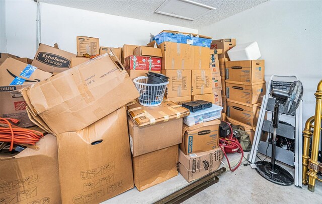 view of storage room