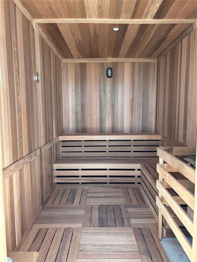 view of sauna / steam room