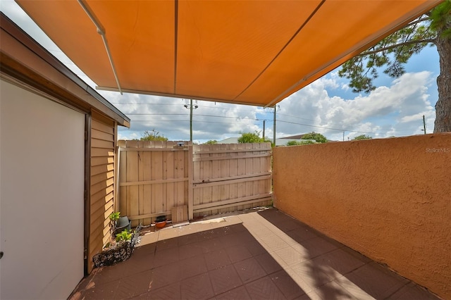 view of patio