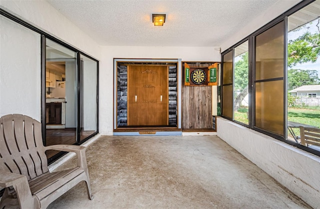 interior space with a wealth of natural light